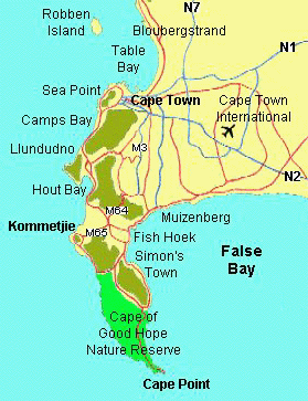 Map of the Cap of Good Hope